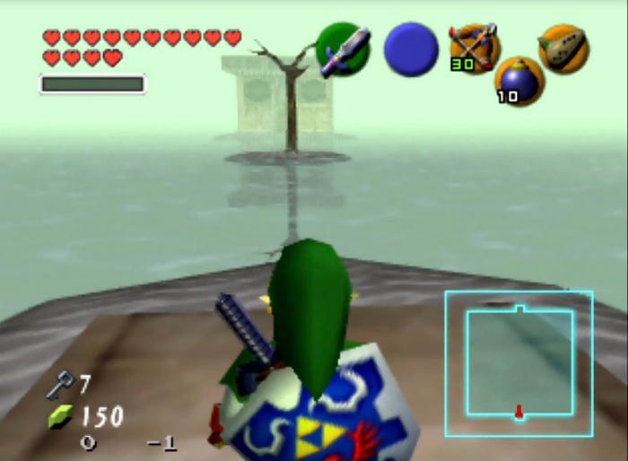 原版N64《塞尔达传说:时之笛》画面