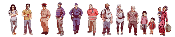 character lineup character lineup