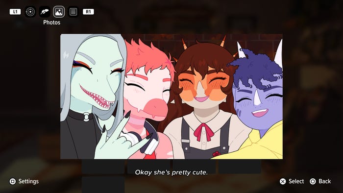 The cast of Goodbye Volcano High taking a selfie