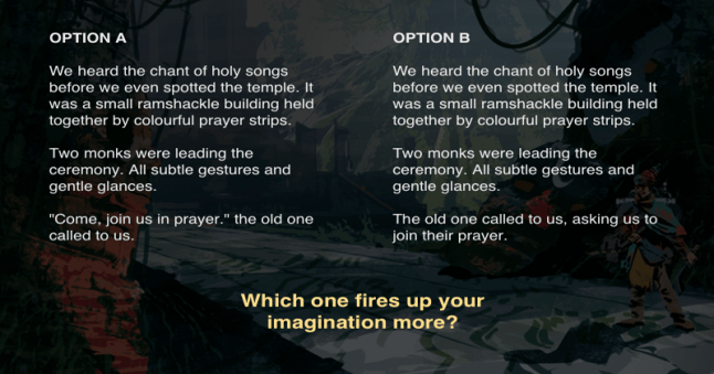 Speech in Game Texts