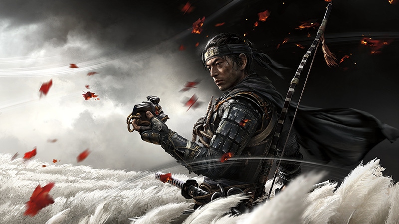 Ghost of Tsushima 游戏封面及这个标志性画面