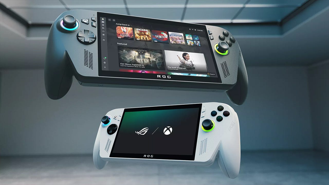 微软最新掌机ROG Xbox Ally显示图片