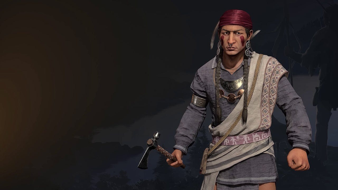 文明VII中Tecumseh角色展示