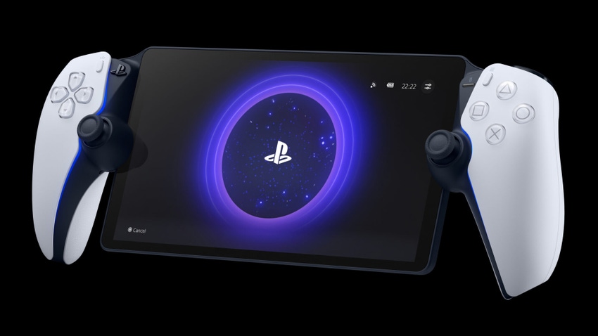 Screenshot of Sony's PlayStation Portal handheld.