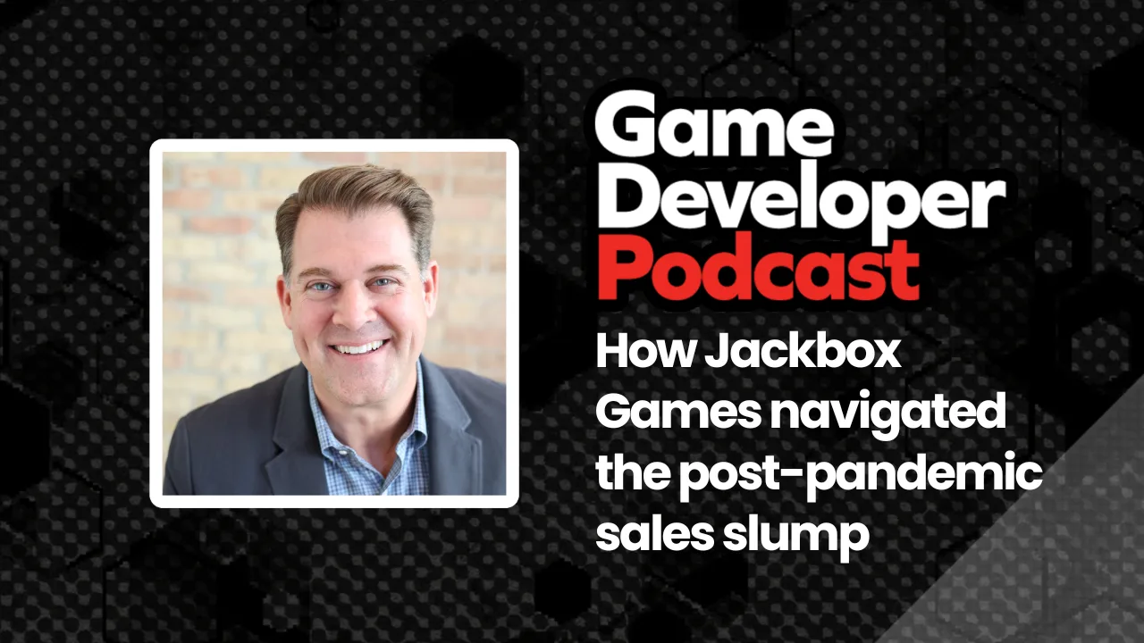 A headshot of Mike Bilder next to the Game Developer Podcast logo. A headshot of Mike Bilder next to the Game Developer Podcast logo.