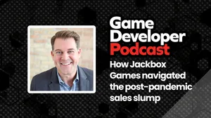 A headshot of Mike Bilder next to the Game Developer Podcast logo. A headshot of Mike Bilder next to the Game Developer Podcast logo.