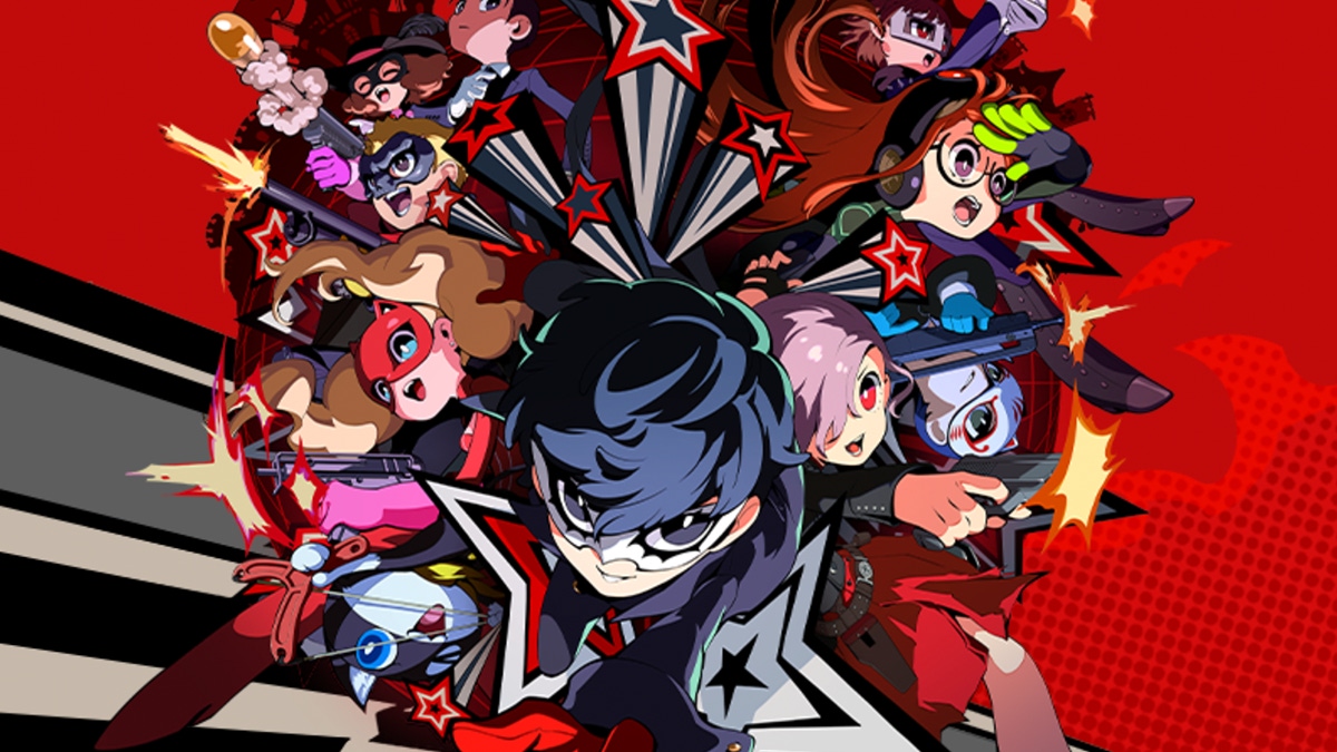 Persona artwork featuring a group of characters from the franchise Persona artwork featuring a group of characters from the franchise