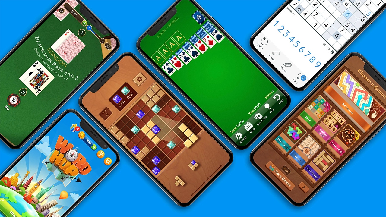 Promotional artwork for Tripledot's mobile portfolio Promotional artwork for Tripledot's mobile portfolio