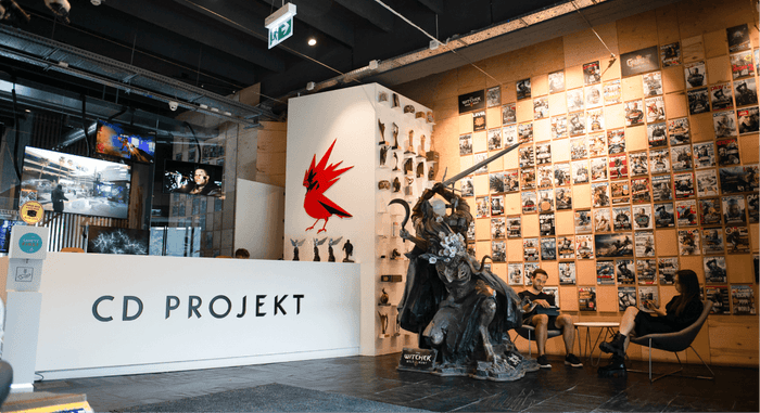 The CD Projekt office in Poland