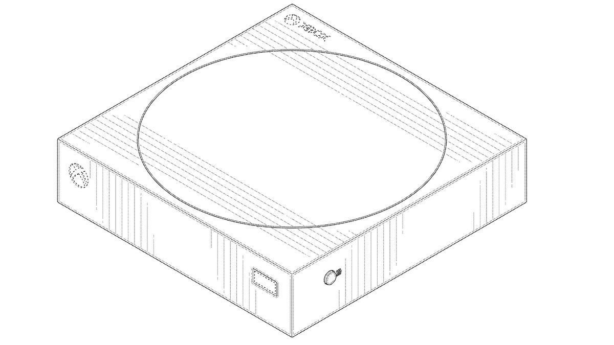 Design mockup of the scrapped Xbox Keystone streaming console. Design mockup of the scrapped Xbox Keystone streaming console.