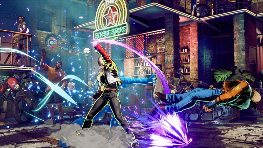 A screenshot of Fatal Fury: City of the Wolves