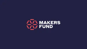 The Makers Fund logo on a purple background The Makers Fund logo on a purple background