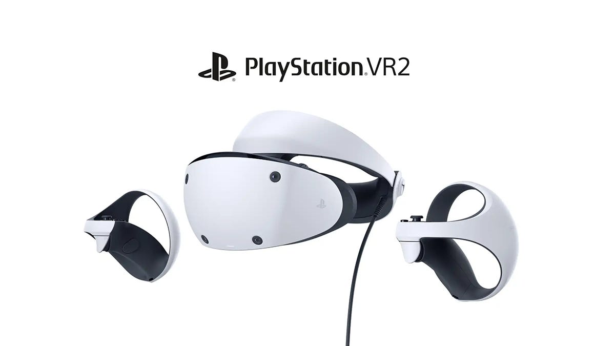 PlayStation VR2头戴设备展示