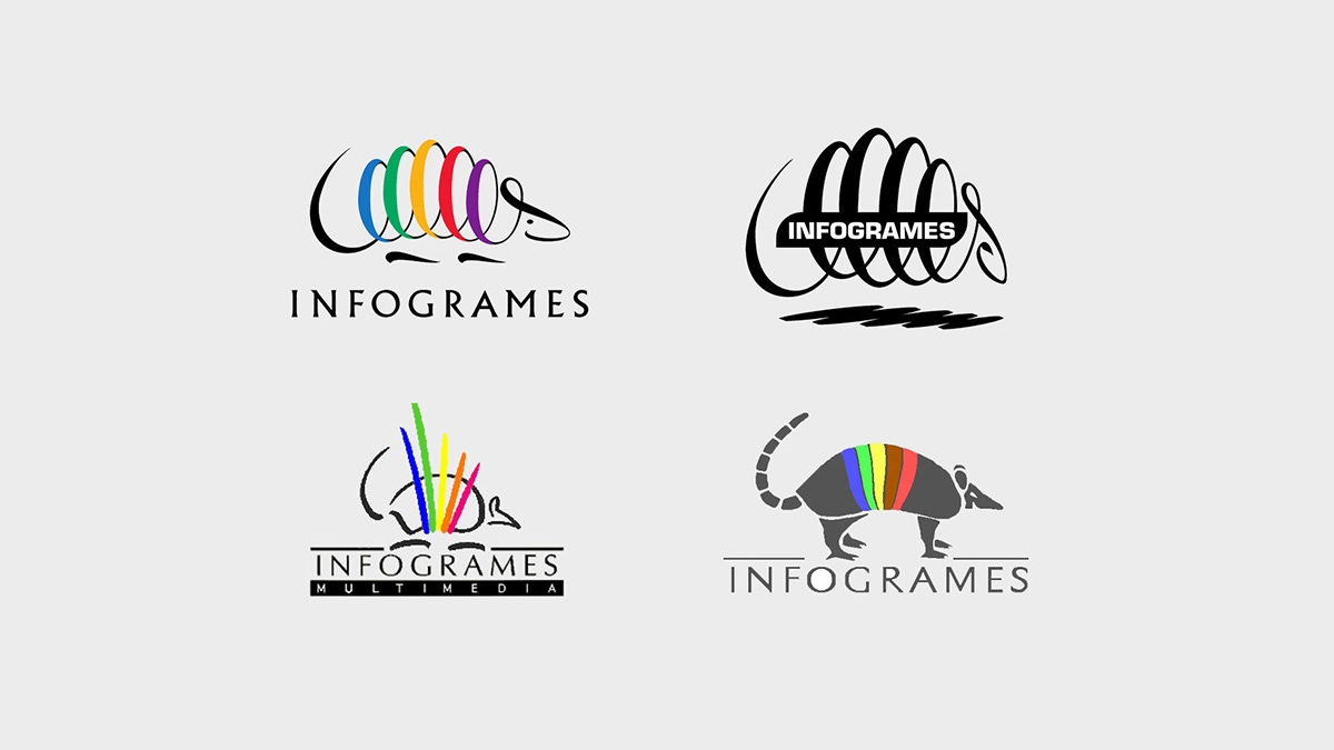 A selection of retro Infogrames logos A selection of retro Infogrames logos