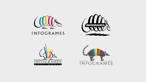 A selection of retro Infogrames logos