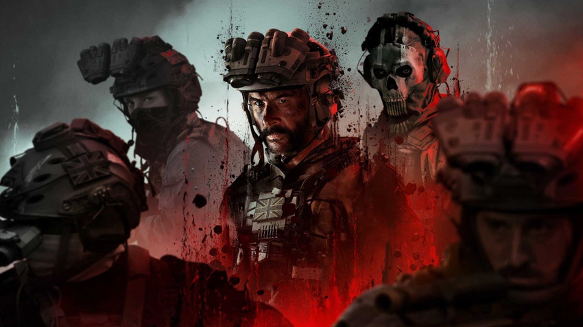 Key art for Sledgehammer Games' Call of Duty: Modern Warfare III (2023), showing Task Force 141.