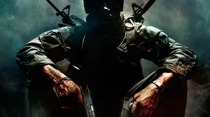 Key artwork for the Call of Duty: Black Ops series featuring a military figure obscured by shadow holding two pistols Key artwork for the Call of Duty: Black Ops series featuring a military figure obscured by shadow holding two pistols