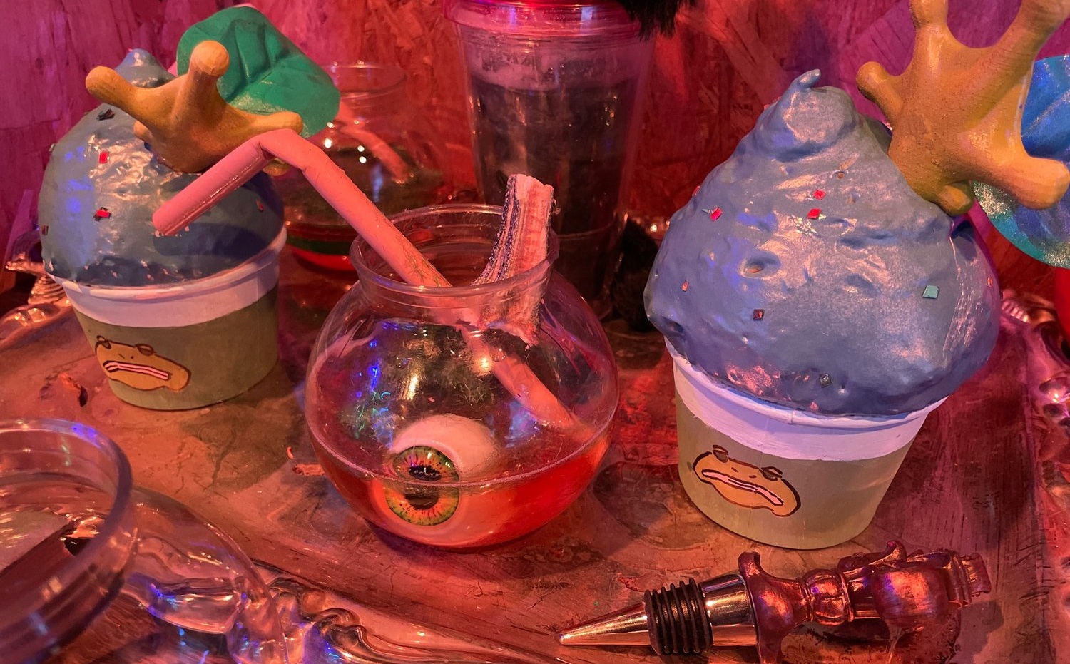 Three strange witch's brews