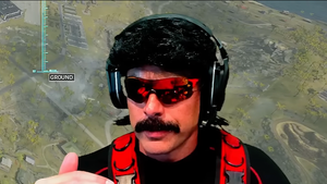 Dr Disrespect streaming on YouTube