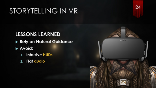 How to build worlds and tell stories in VR