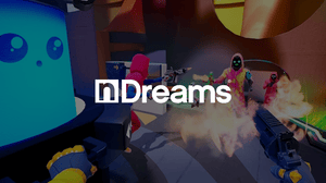 The nDreams logo (white) overlaid on a Frenzies screenshot The nDreams logo (white) overlaid on a Frenzies screenshot