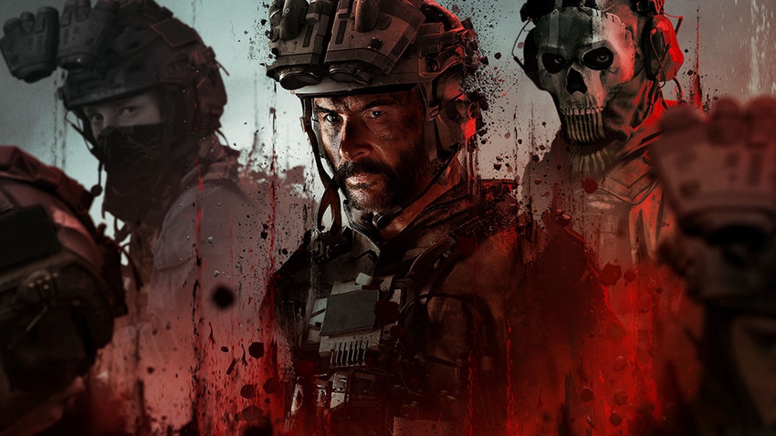 Key artwork for Modern Warfare III featuring Captain Price and Ghost