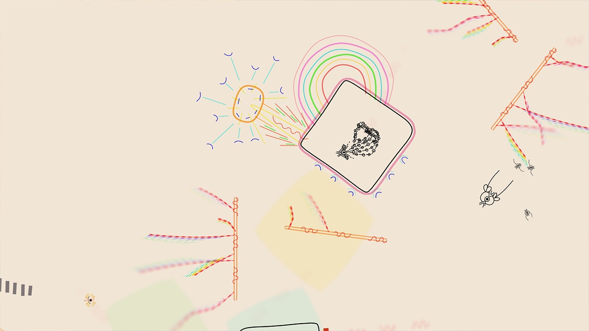 A screenshot from stylish puzzler Ynglet A screenshot from stylish puzzler Ynglet