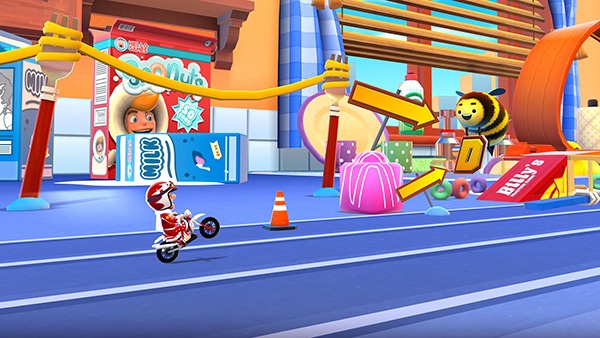 A screenshot from Joe Danger A screenshot from Joe Danger