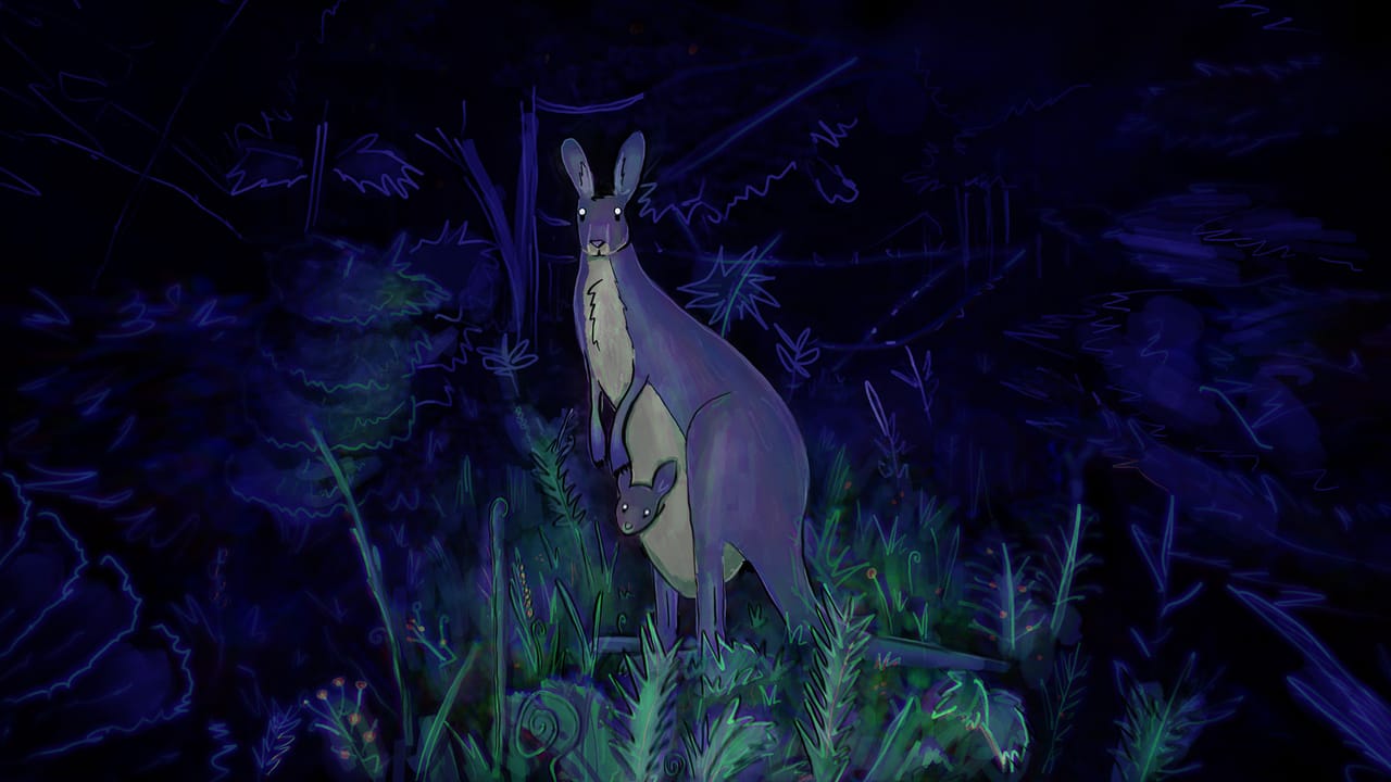 The kangaroo from Animal Well. The kangaroo from Animal Well.