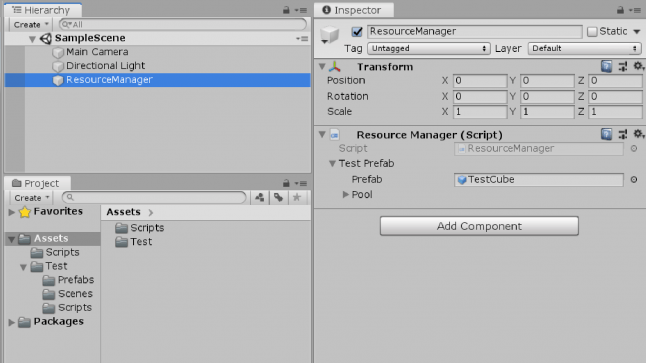 Resource Manager and Object Pooling in Unity