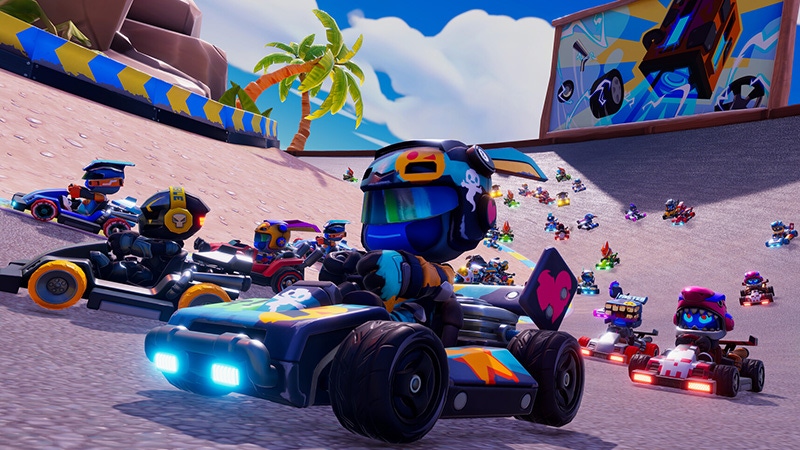 A screenshot of Stampede: Racing Royale. A screenshot of Stampede: Racing Royale.