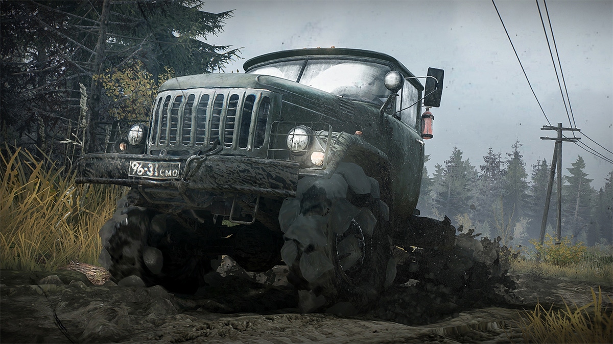 A screenshot from Spintires spin-off Mudrunner A screenshot from Spintires spin-off Mudrunner