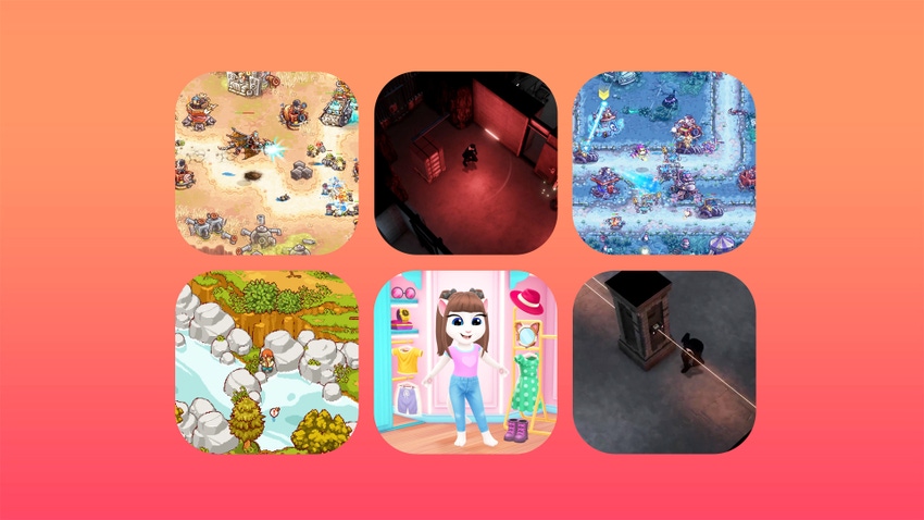 Screenshot of various games available on the Apple Arcade.