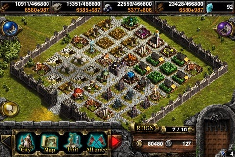 Kingdom Conquest City Screen