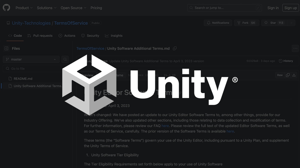 Unity为何下架GitHub上的服务条款内容?提升开发者对Unity政策的关注-全面游戏