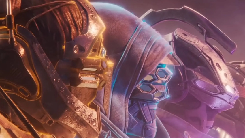 A trio of Guardians in the reveal trailer for Destiny 2: The Final Shape.