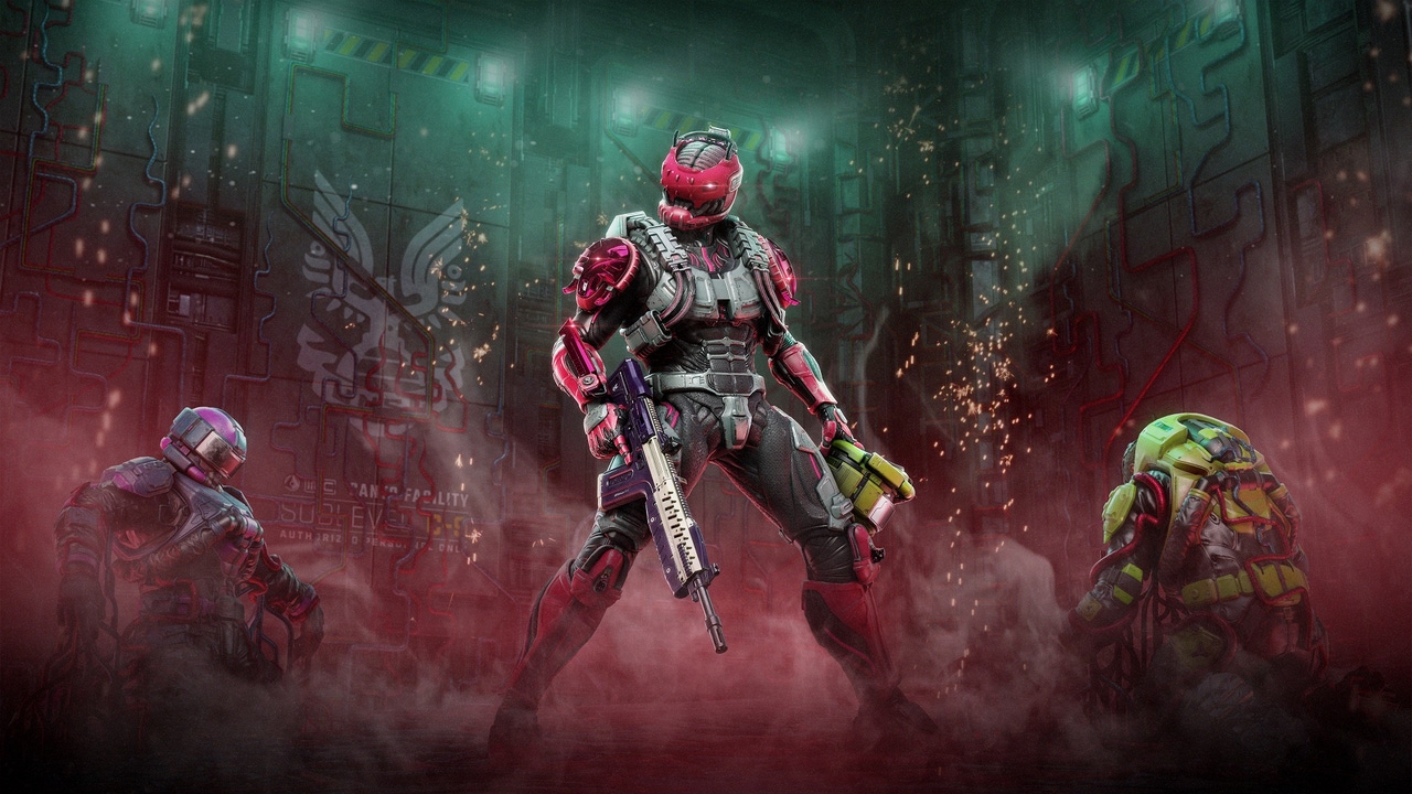 Key art for Halo Infinite's Cyber Showdown 3 event. Key art for Halo Infinite's Cyber Showdown 3 event.