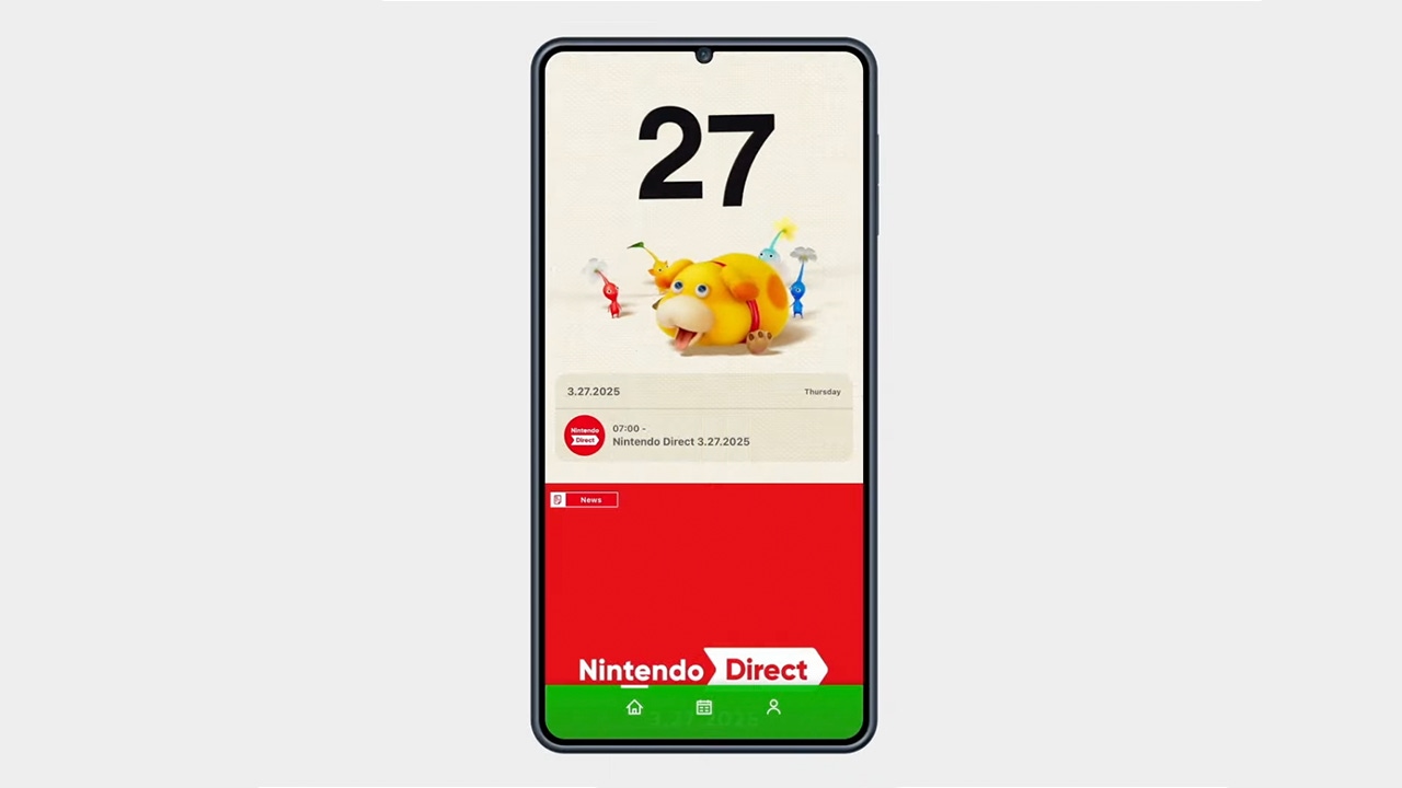 The Nintendo Today application The Nintendo Today application