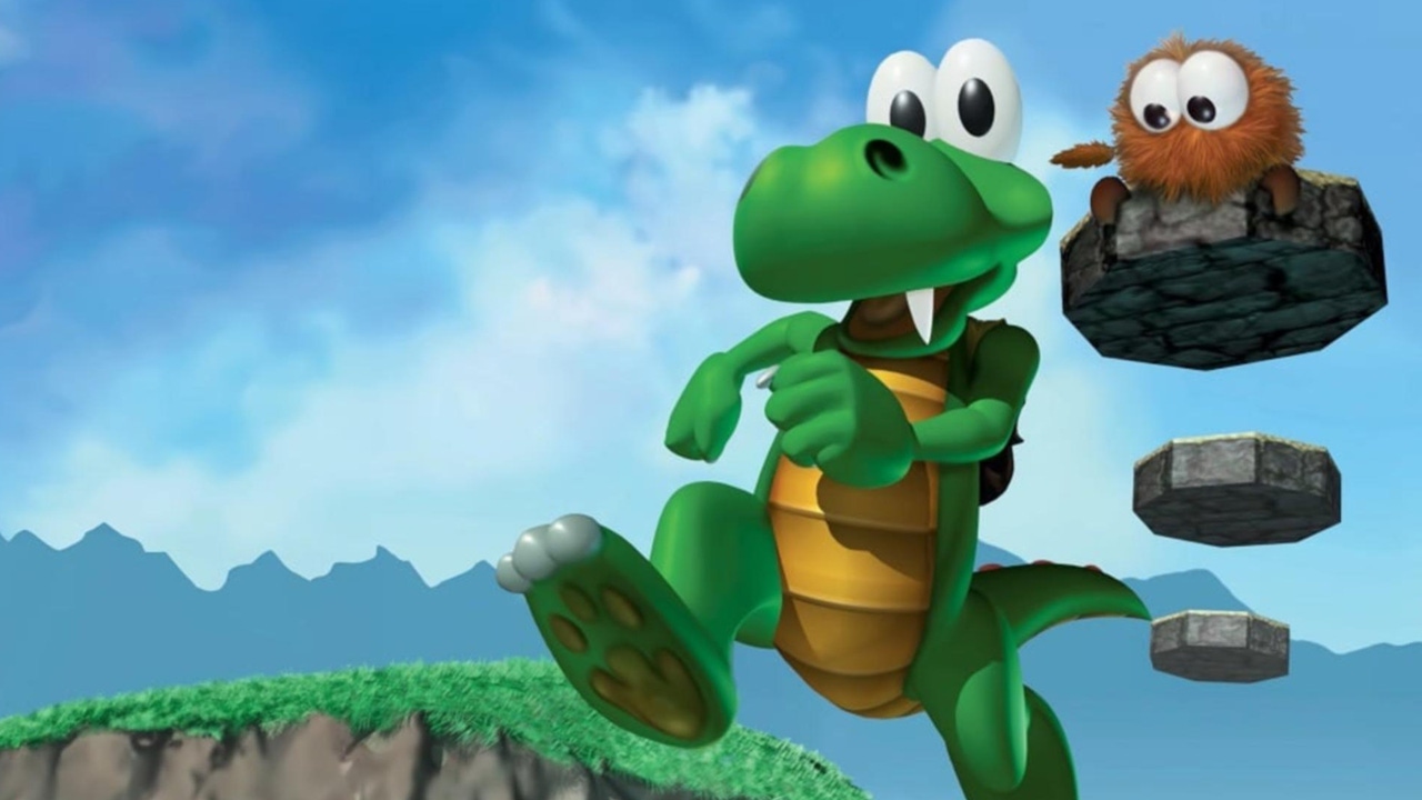 Key art for 1997's Croc: Legend of the Gobbos. Key art for 1997's Croc: Legend of the Gobbos.