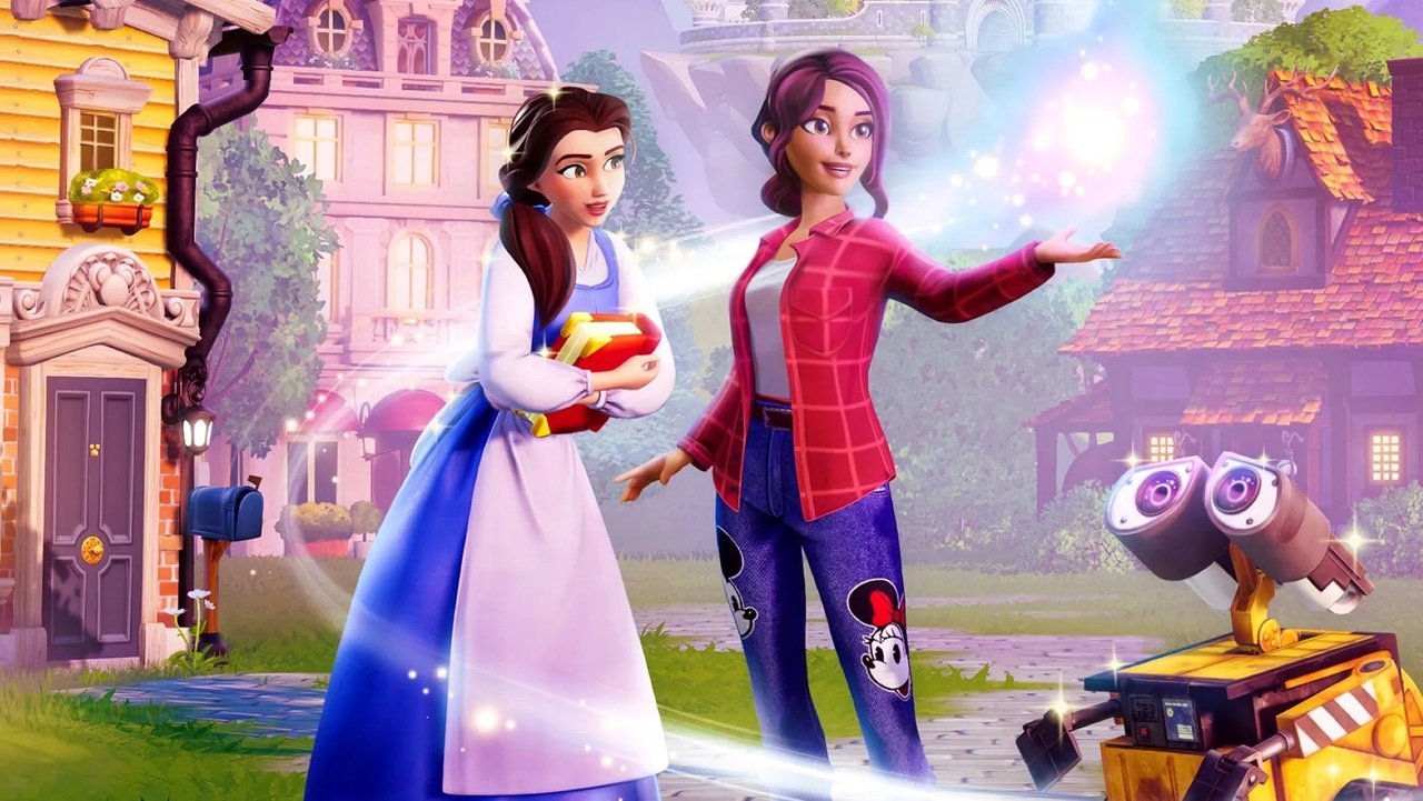 Belle and Wall-E with the player character for Gameloft's Disney Dreamlight Valley. Belle and Wall-E with the player character for Gameloft's Disney Dreamlight Valley.