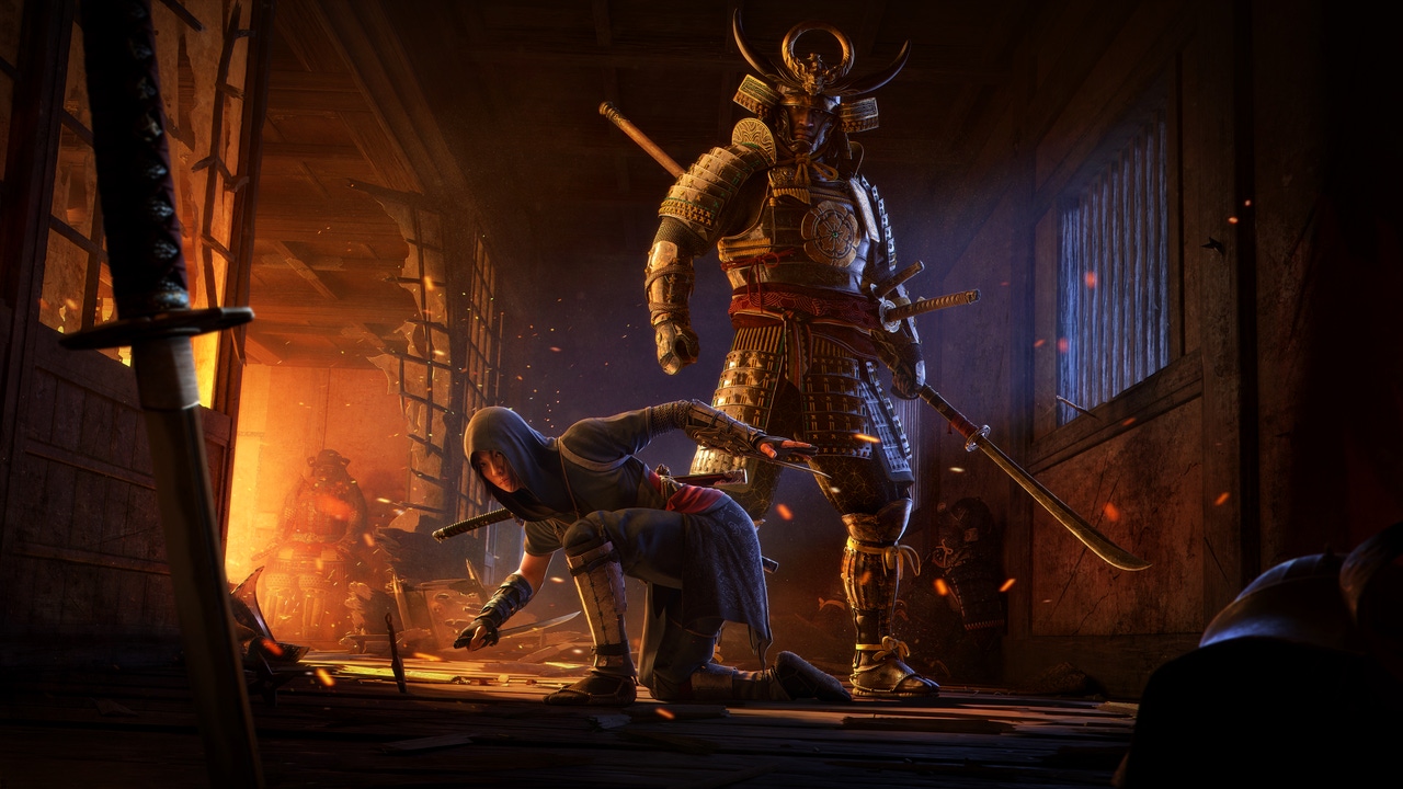 Assassin's Creed Shadow protagonists Yasuke and Naoe strike a pose. Assassin's Creed Shadow protagonists Yasuke and Naoe strike a pose.