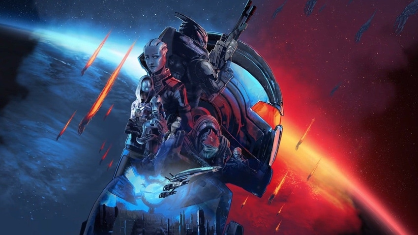 Key art for BioWare's Mass Effect: Legendary Edition.