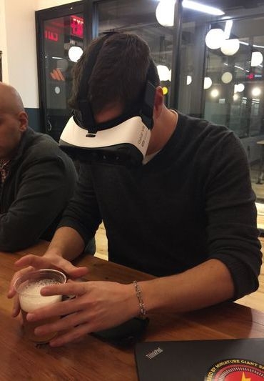 If the beer is virtual, are the calories real?