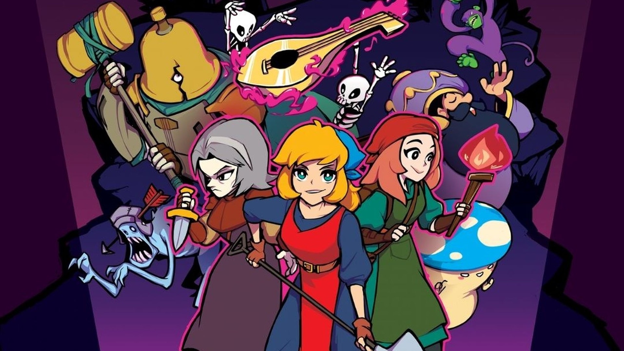 Key art for Brace Yourself Games' Crypt of the Necrodancer. Key art for Brace Yourself Games' Crypt of the Necrodancer.