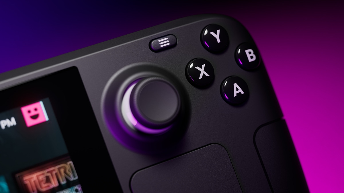 Screenshot of Valve's Steam Deck handheld. Screenshot of Valve's Steam Deck handheld.