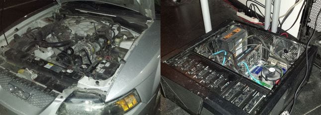 The current state of my computer and car