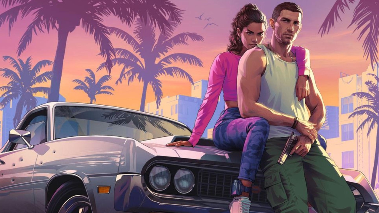 Key art for Rockstar's Grand Theft Auto VI. Key art for Rockstar's Grand Theft Auto VI.