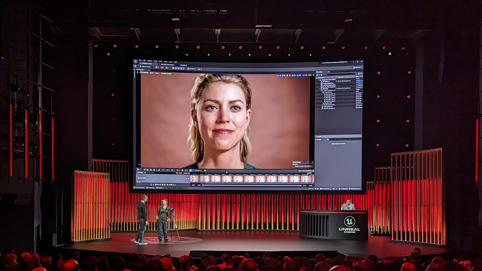 A live demo of Metahuman Animator that took place at GDC 2023
