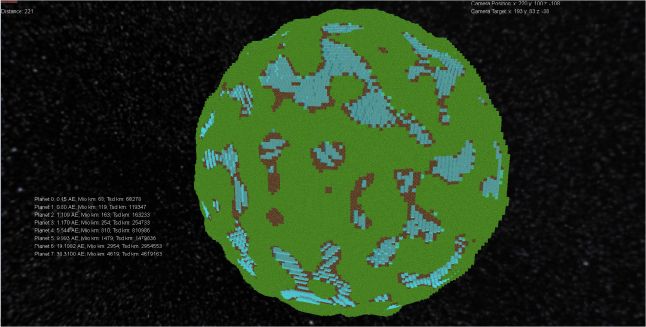 Voxelplanets aka Voxels in Space