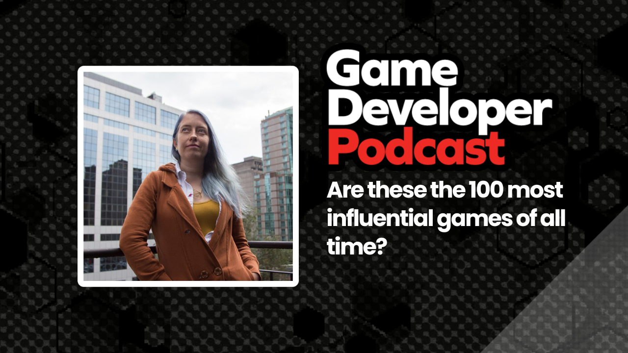 A photo of Tanya Short next to the Game Developer Podcast logo. A photo of Tanya Short next to the Game Developer Podcast logo.